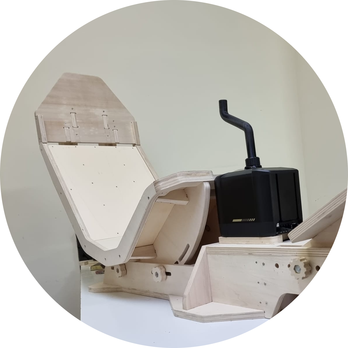 Postazione di simulazione per volo